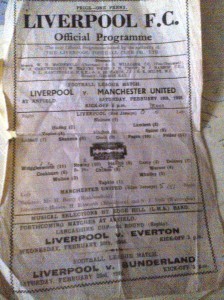 Neither Sixer nor Monsieur Salut attended the advertised game on Feb 23 1946 (in fact, record books suggest no one did. We lost 1-0 there on April 19, a Liverpool title-winning season)
