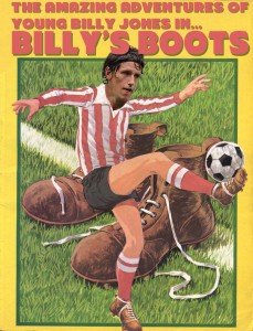 Jake: Billy's boots got him in a tangle at Anfield